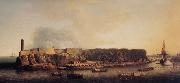 Dominic Serres The British Fleet entering Havana,21 August 1762 china oil painting reproduction